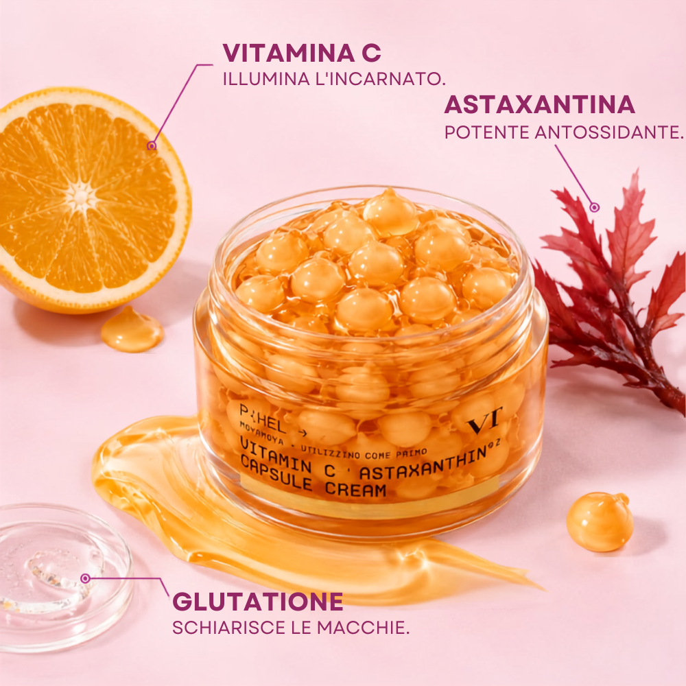 Crema Viso Vitamina C, Astaxantina e Glutatione