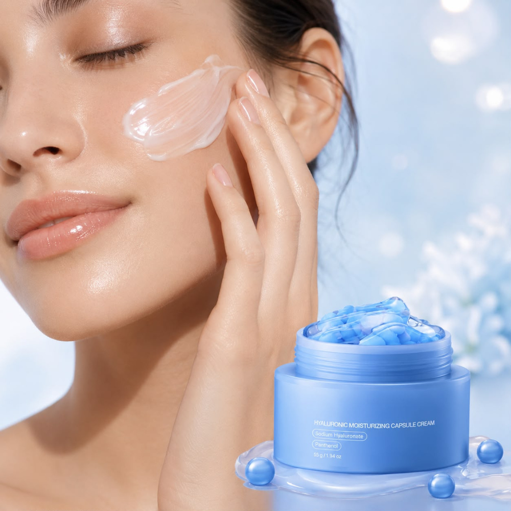 Crema Viso Acido Ialuronico, Ceramidi e Pantenolo