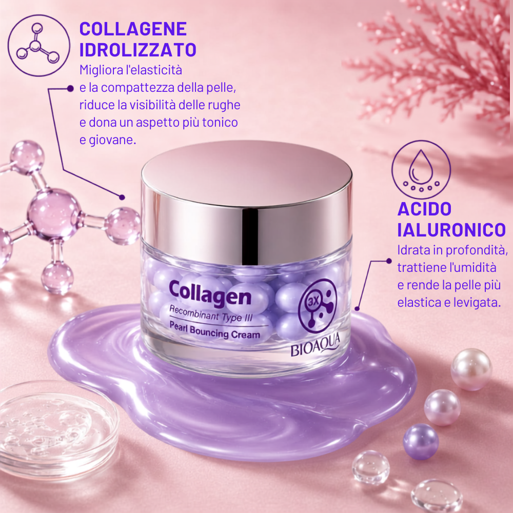 Crema Viso al Collagene e Acido Ialuronico